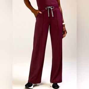 FIGS High-Waisted Salina FORMx Wide Leg Scrub Pants Size Medium TALL